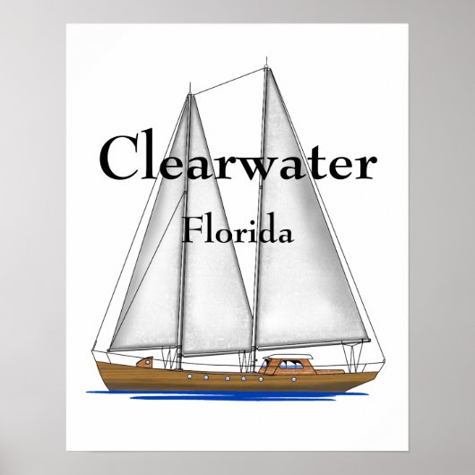 Clearwater Florida Poster (Voorkant)