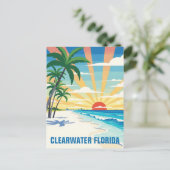 Clearwater Florida Reizen Briefkaart (Staand voorkant)