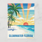 Clearwater Florida Reizen Briefkaart (Voorkant)