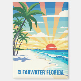 Clearwater Florida Reizen Magneet