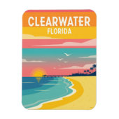 Clearwater Florida Reizen Magneet (Verticaal)