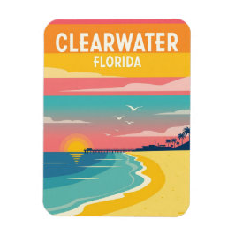 Clearwater Florida Reizen Magneet