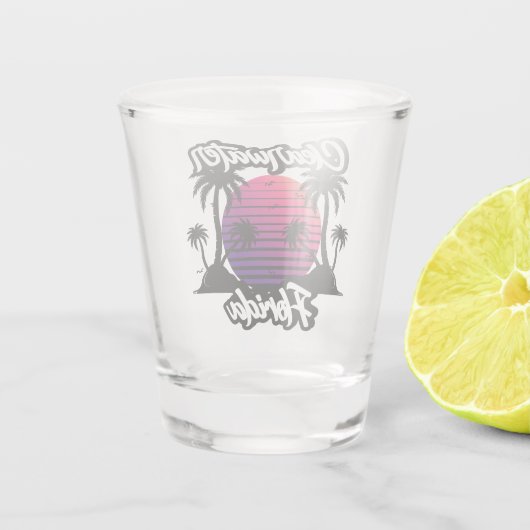 Clearwater Florida Shot Glas (Achterkant)