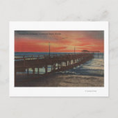 Clearwater, Florida - Sunset Uitzicht of Vissen Pi Briefkaart (Voorkant)