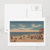 Clearwater, Florida - Uitzicht van het ridderstran Briefkaart (Voorkant / Achterkant)