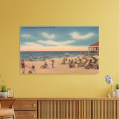 Clearwater, Florida - Uitzicht van het ridderstran Canvas Afdruk (Insitu (Woonkamer))