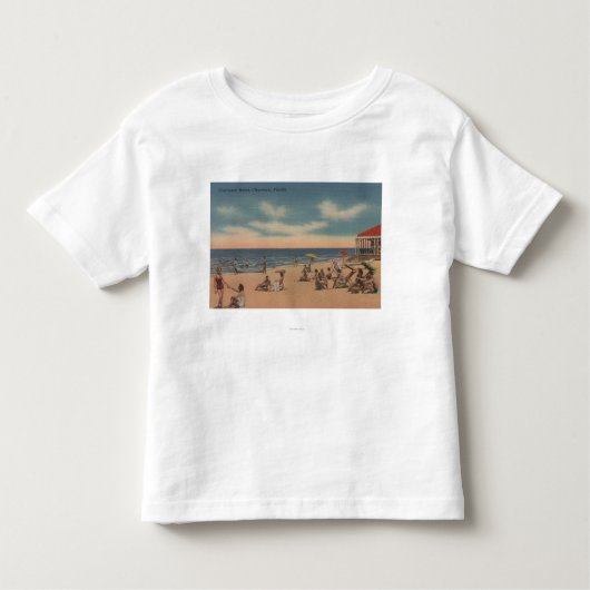 Clearwater, Florida - Uitzicht van het ridderstran Kinder Shirts (Voorkant)