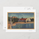 Clearwater, Florida - Uitzicht van Municipal Briefkaart (Voorkant / Achterkant)