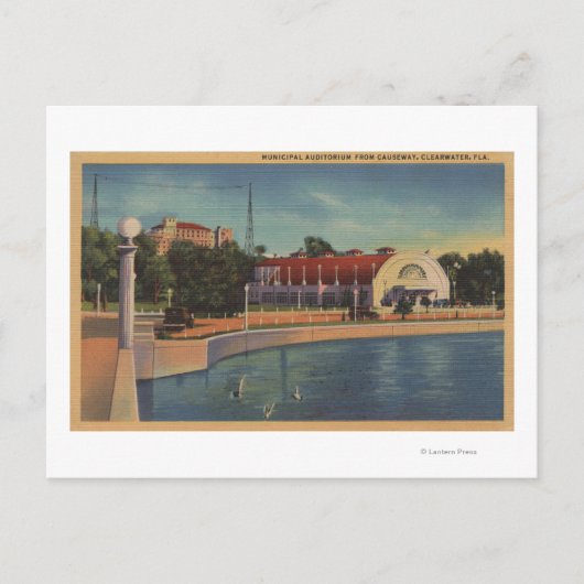 Clearwater, Florida - Uitzicht van Municipal Briefkaart (Voorkant)