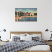 Clearwater, Florida - Uitzicht van Municipal Canvas Afdruk (Insitu (Slaapkamer))