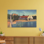 Clearwater, Florida - Uitzicht van Municipal Canvas Afdruk (Insitu (Woonkamer))