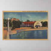 Clearwater, Florida - Uitzicht van Municipal Poster (Voorkant)