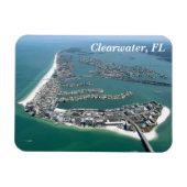 Clearwater Florida van boven magneet (Horizontaal)