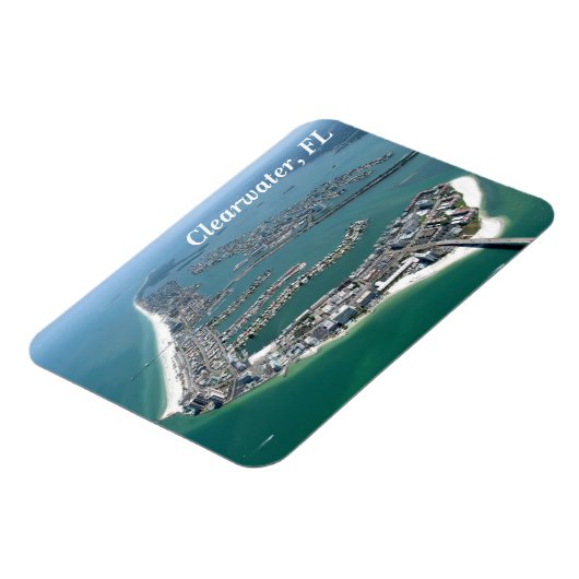 Clearwater Florida van boven magneet (Linkerzijde)