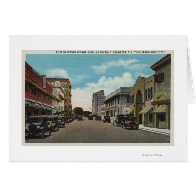 Clearwater, Florida - Zuid-Uitzicht van Ft. Harris (Voorkant Horizontaal)