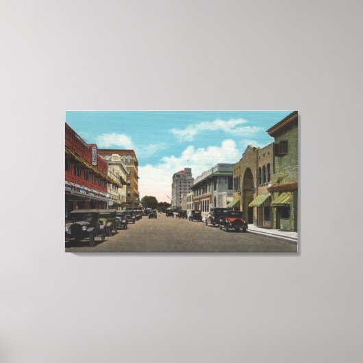 Clearwater, Florida - Zuid-Uitzicht van Ft. Harris Canvas Afdruk (Voorkant)