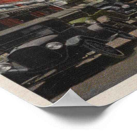 Clearwater, Florida - Zuid-Uitzicht van Ft. Harris Poster (Hoek)