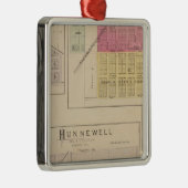 Clearwater, Hunnewell, Danville en Corbin, Kansas Metalen Ornament (Rechts)