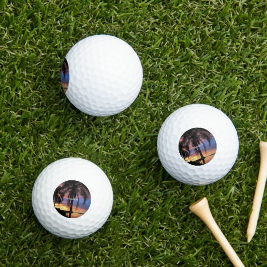 Clearwater, landschapsfoto van Florida, Golfballen (Insitu Gras)