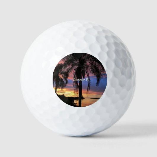 Clearwater, landschapsfoto van Florida, Golfballen (Voorkant)
