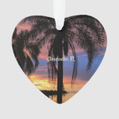 Clearwater, landschapsfoto van Florida Ornament (voorkant)