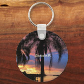 Clearwater, landschapsfoto van Florida Sleutelhanger (Voorkant)