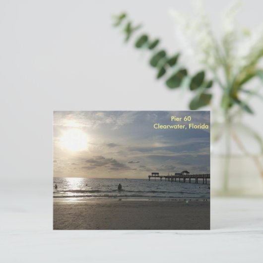 Clearwater Pier Briefkaart (Staand voorkant)
