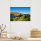 Clearwater River en BG&CM Railroad Tracks, Idaho Poster (Keuken)