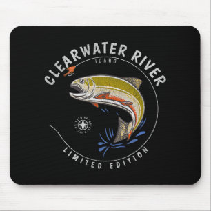Clearwater River Forel Vliegvissen Souvenir Clearw Muismat