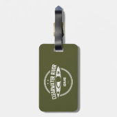 Clearwater River Idaho Kayaking Bagagelabel (Achterkant verticaal)