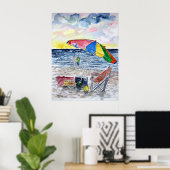 clearwater_strand_schilderen poster (Thuiskantoor)