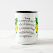 Cleary Family Coat of Arms Mok (Midden)