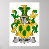 Cleary Family Crest Poster (Voorkant)