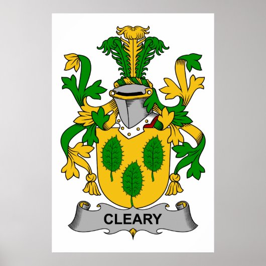 Cleary Family Crest Poster (Voorkant)