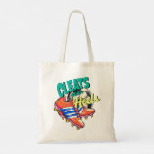 Cleats Over Heels, Voetbal Fan Football Tote Bag (Achterkant)