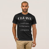 Cleave - Contronym T-Shirt (Voorkant volledig)