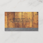 Cleaver | Hout en laat Visitekaartje (Achterkant)