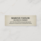 Cleaver Knife-pictogram Mini Visitekaartje (Achterkant)