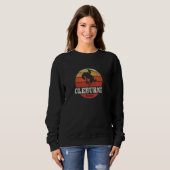 Cleburne TX Land Western Retro Trui (Voorkant volledig)