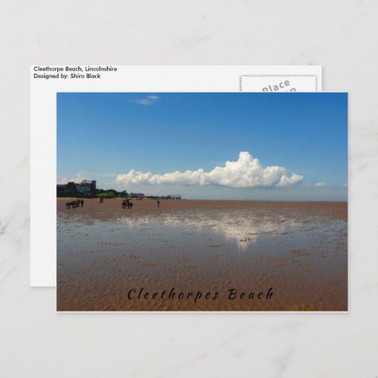 Cleethorpes Beach Briefkaart (Voorkant / Achterkant)
