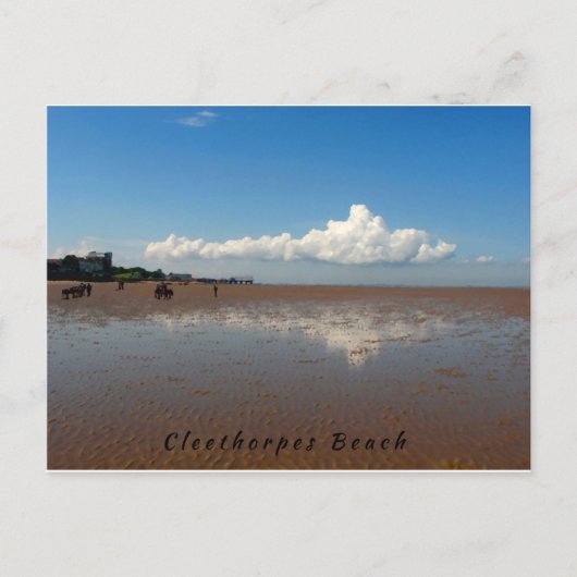 Cleethorpes Beach Briefkaart (Voorkant)