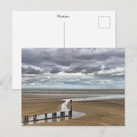 Cleethorpes Beach Lincolnshire Briefkaart (Voorkant / Achterkant)