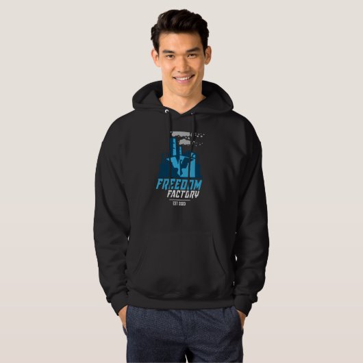 Cleetus McFarland Merch Freedom Factory Hoodie (Voorkant volledig)