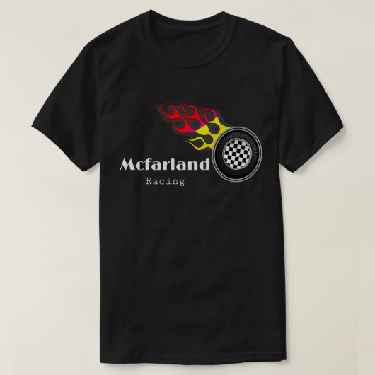Cleetus Mcfarland Racing (1) T-shirt (Design voorkant)