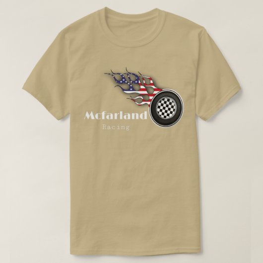 Cleetus Mcfarland Racing T-shirt (Design voorkant)