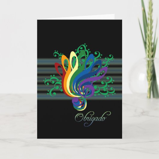 Clef Bouquet Bedankt in het Portugees (Voorkant)