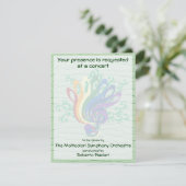 Clef Bouquet Concert Kaart (Staand voorkant)