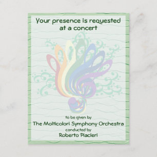 Clef Bouquet Concert Kaart