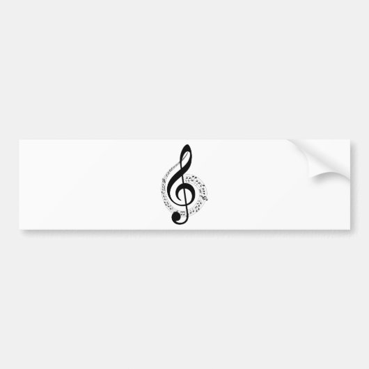 Clef Bumpersticker (Voorkant)