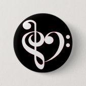 Clef Heart Button (Voorkant)